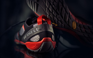 Shoes red black soles red - a black surface free wallpaper