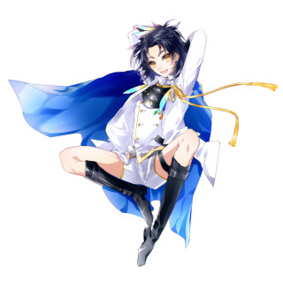 Woman flying costume boots rayonism - fullbody free wallpaper