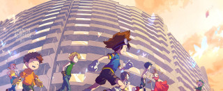 Group people walking tall building - a tall building free wallpaper