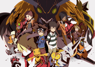 Anime group monster pokemon crew - two eye free wallpaper