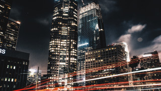 Tokyo night cityscape futurism bridge - building free wallpaper