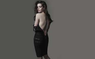 Elegant arabesque blackdress backpose jewelry - her back free wallpaper