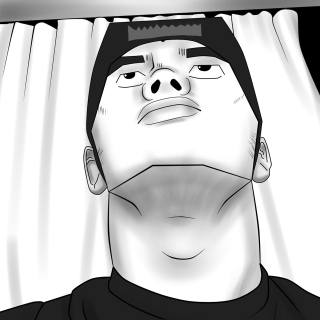 Man black shirt black hat - perfect free wallpaper