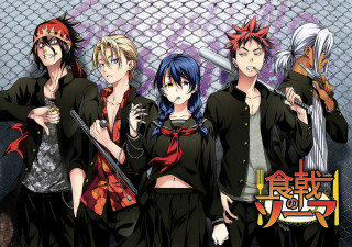 Anime characters group fence chain 2 - a fence free wallpaper