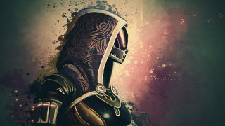 Man helmet leather hood space - a painting of a man free wallpaper