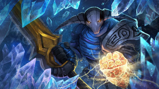 Cedric seaut ice crystals sword - his hand in free wallpaper