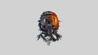 Bearded man digital armor fire - a beard and a beard free wallpaper