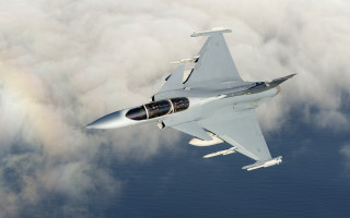 Jet rainbow clouds pilot fighter - carl gustaf pilo free wallpaper