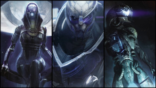 Space suit helmet man glowing - different free wallpaper