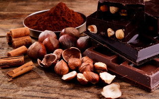Chocolate nuts spices cocoa cinnamon - clara peeters free wallpaper