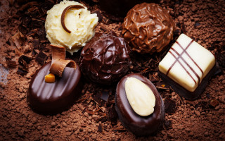 Chocolates dirt cupcake rococo 3D - dirt free wallpaper