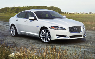 White car dirt road field - xf iq4 free wallpaper