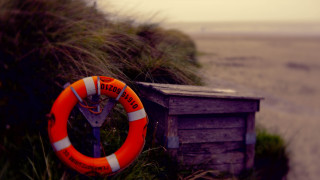 Life preserver beach grass tilt - a life preserver free wallpaper