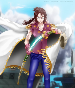 Woman purple shirt sword white - lyco art free wallpaper