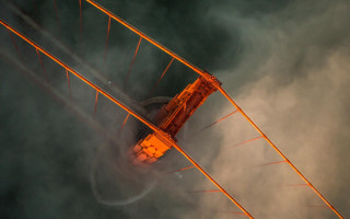 Cloud streetlight deconstructivism matte award - looking free wallpaper