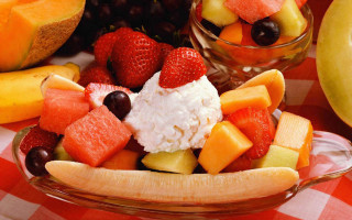 Fruit doll bowl background arcimboldo - a bowl of fruit free wallpaper