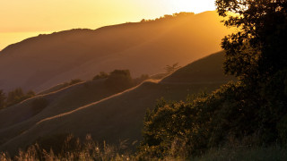 Ada hill beach sunset horizon - a few hill free wallpaper