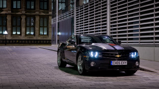 Black car night street 3d - a black car free wallpaper