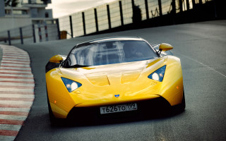 Yellow sports car race track 16 - f 8 aperture free wallpaper