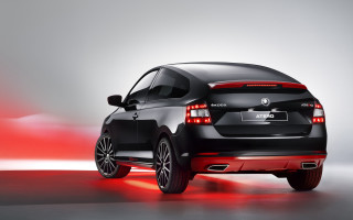 Black car red lights dahlov - tail free wallpaper