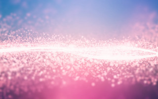 Pink blue blurry cherry blossoms - background free wallpaper for desktop