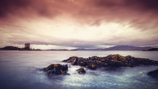 Large watercastle cloudy sky matte - adam bruce thomson free wallpaper