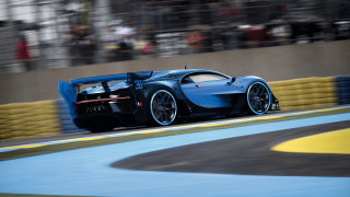 Blue racecar racing track crowd - the stand behind free wallpaper