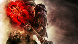 Demon guitarist lightning embers flaming - a lightning bolt in the background free wallpaper
