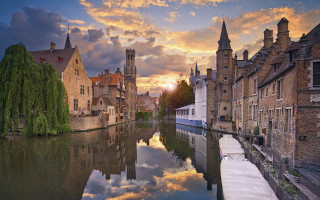 River city tower sunset urban - barthel bruyn free wallpaper