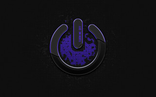Blue black clock ambient occlusion - eric peterson free wallpaper