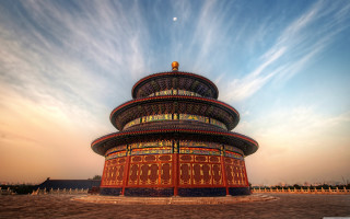 Tall building sky background clouds - an zhengwen free wallpaper