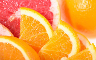 Orange closeup water droplets half - a close up of a bunch free wallpaper