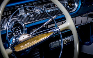 Classic car dashboard clock steering - a classic car free wallpaper