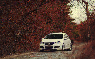 White car dirt road woods - canon 5 0 mm free wallpaper