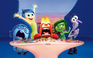 Cartoon characters group table cake 2 - a cake free wallpaper