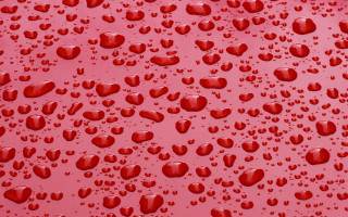 Red water drops hyperrealism oil - detailed free wallpaper