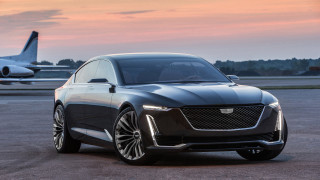 Black car plane runway sunset - futurism free wallpaper