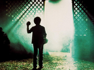 Person standing doorway light cellphone - a doorway free wallpaper