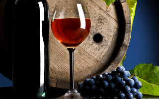 Wine barrel grapes still life 2 - alesso baldovinetti free wallpaper