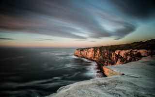 Cliff water sky island mountain - a cliff face free wallpaper