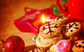 Cookies coffee candle ornament food - clara peeters free wallpaper