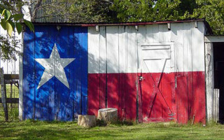 Barn flag cow yard fence - a flag free wallpaper