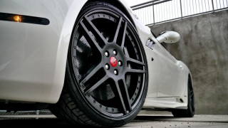 White car red brake cobra - matte finish free wallpaper for desktop