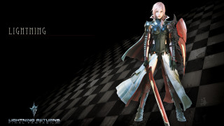 Woman black white sword checkered 2 - lightning free wallpaper
