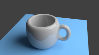 White coffee cup blue surface - a blue surface free wallpaper