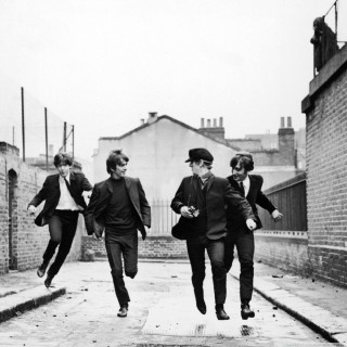 Men running street brick wall 2 - 1 9 6 0 s free wallpaper