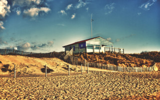 House beach fence flag pole - a fence free wallpaper