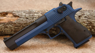 Blue black gun wood log - david budd free wallpaper