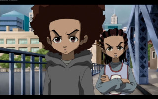 Couple people bridge city tall - a cartoon free wallpaper
