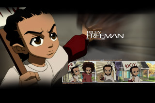 Cartoon character baseball bat man 2 - afrofuturism free wallpaper